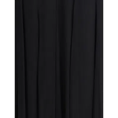 Chloé Women Fluid Silk Maxi Skirt In Black