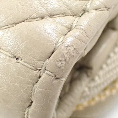 Pre-owned Dior Christian  Beige Leather Wallet (bi-fold) () In Sand