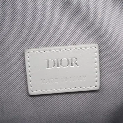 Pre-owned Dior Christian  Gray Pvc Leather Shoulder Bag ()
