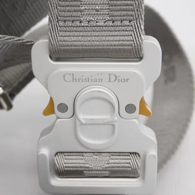 Pre-owned Dior Christian  Gray Pvc Leather Shoulder Bag ()