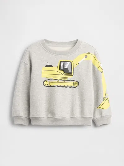 Gap Baby & Toddler Vintagesoft Graphic Sweatshirt In Gray