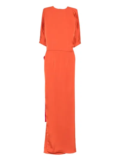 V:pm Atelier Samantha Maxi Dress In Orange
