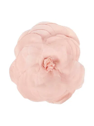 Alina Flower Shaped Brooch In Pink