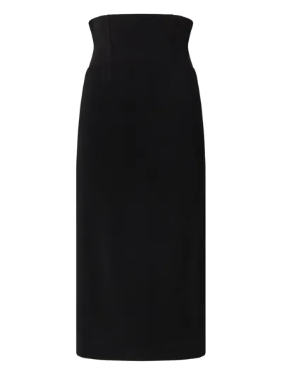 Pinko High-waisted Skirt In Black