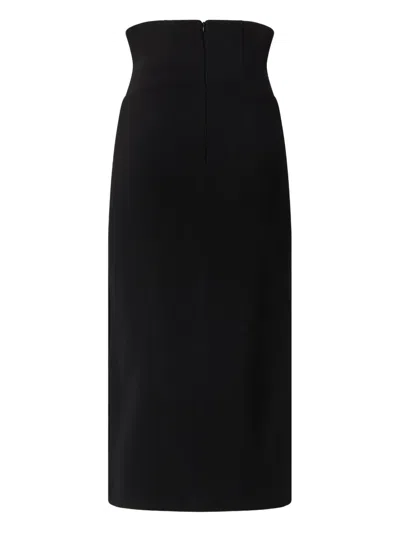 Pinko High-waisted Skirt In Black