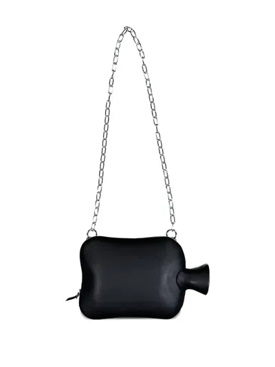 Doublet X Beta Post Bottle-shaped Shoulder Bag In Black