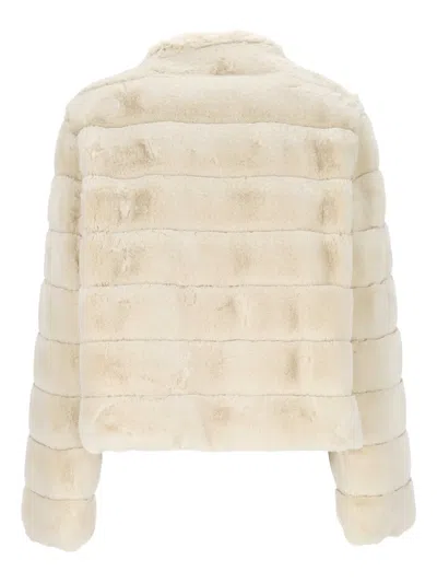 Marella Emme Textured Jacket In Gold