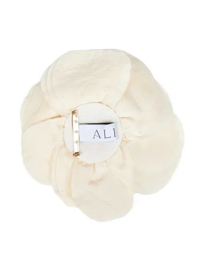 Alina Flower Brooch In Neutral