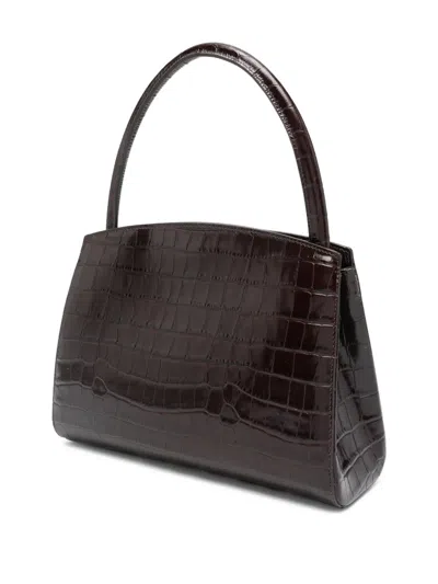 Liffner Pushlock Lady Tote Bag In Brown