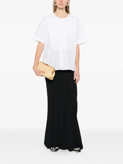 Jil Sander Short-sleeve Blouse In White