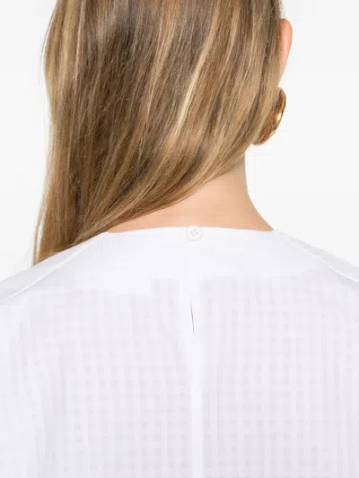 Jil Sander Short-sleeve Blouse In White