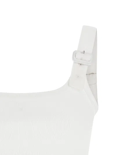 Courrèges Buckle 90s Top In White