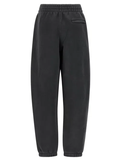 Alexander Wang T Sweatpant With Hotfix Logo In Black