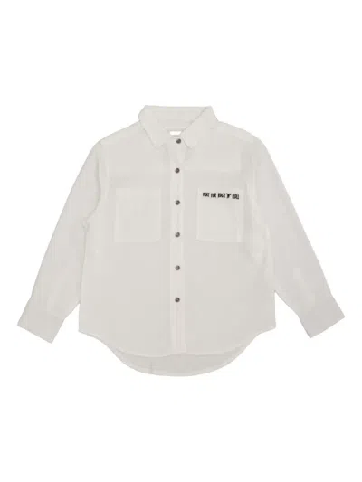 Oneteaspoon Soho Button Pocket Shirt In White