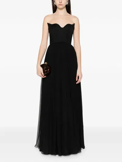 M.marquise Dayana Maxi Dress In Black