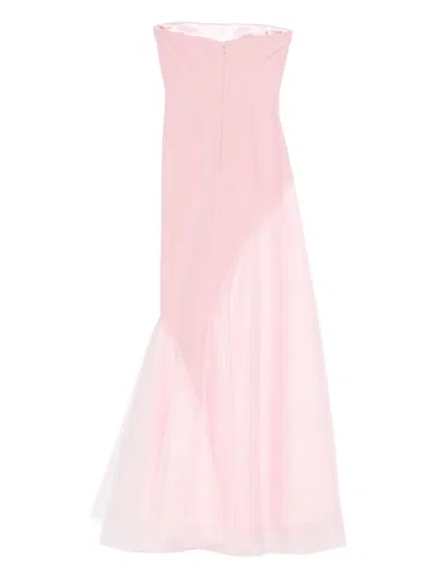 V:pm Atelier Linda Maxi Dress In Pink