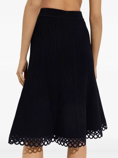 Simkhai Livina A-line Midi Skirt In Blue