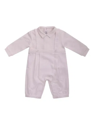 Il Gufo Collared Pleat Babywear In Pink