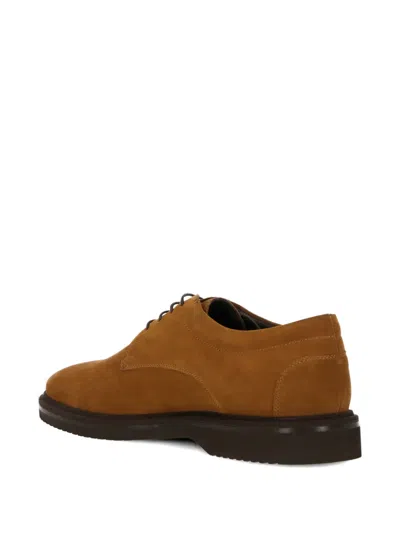Ortigni Suede Derby Shoes In Brown