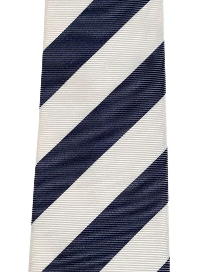 Dsquared2 Striped Classic Tie In Blue