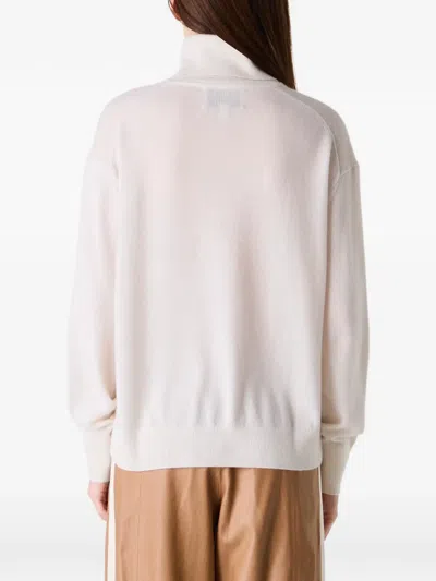 Twp Easy T Neck Roll-neck Pullover In Neutral
