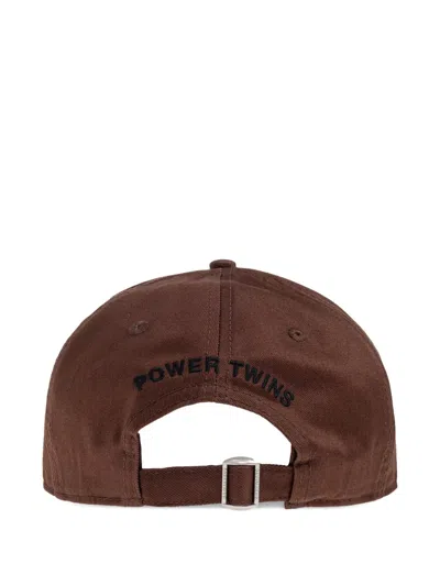 Dsquared2 Logo-printed Distressed Baseball Cap In Brown