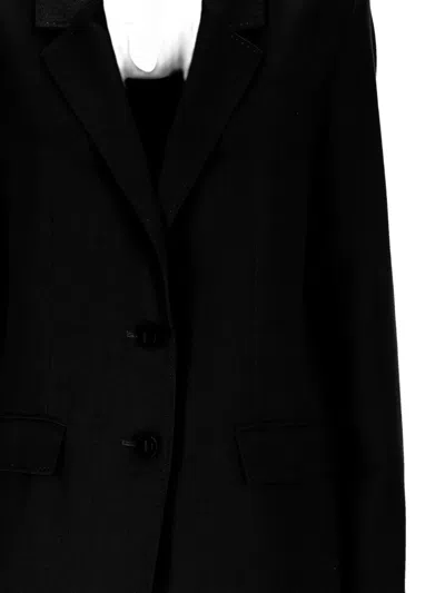 Marella Flap-pocket Blazer In Black