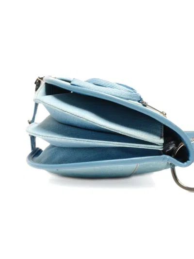 Pre-owned Dior 2002 Denim Shoulder Bag In Blue