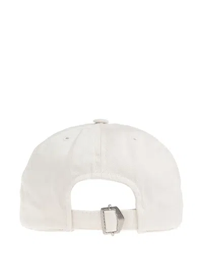 Isabel Marant Logo Baseball Cap In White