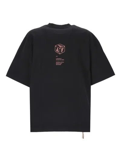 Applied Art Forms Crew-neck T-shirt In Black