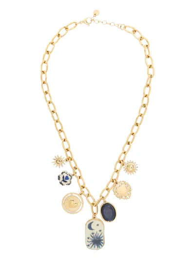 Blaklace Star Necklace In Gold