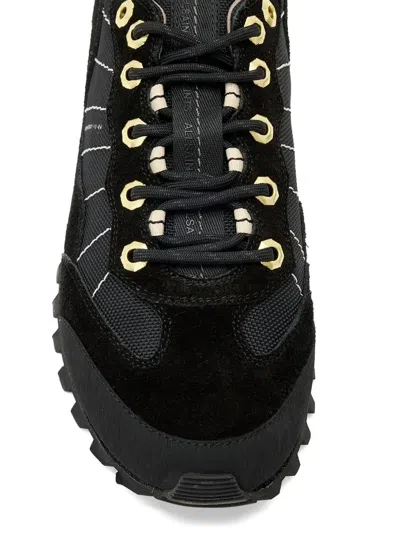 Allsaints Nevis Lace-fastening Sneakers In Black