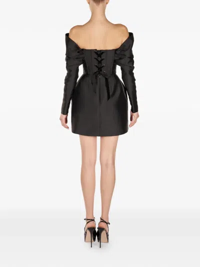 Araftu Embellished-detail Mini Dress In Black