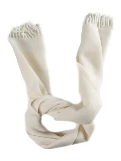 Polo Ralph Lauren Fringed-edge Scarf In Neutral