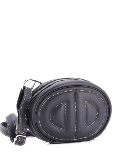 Pre-owned Hermes In-the-loop Swift Belt Bag In Black