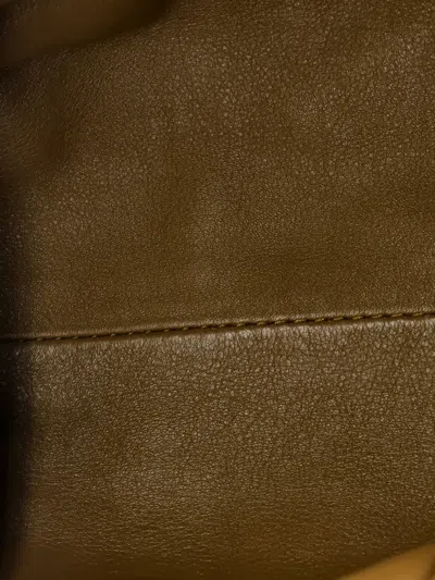 Pre-owned Bottega Veneta The Pouch Leather Mini Crossbody Bag In Brown