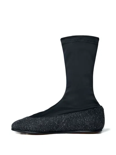 Kiko Kostadinov Proxima Panelled Logo Ballet Boots In Blue