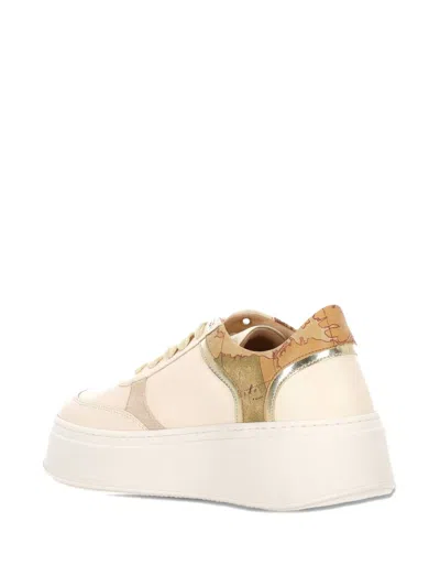 Alviero Martini 1° Classe Platform Sneakers In Neutral
