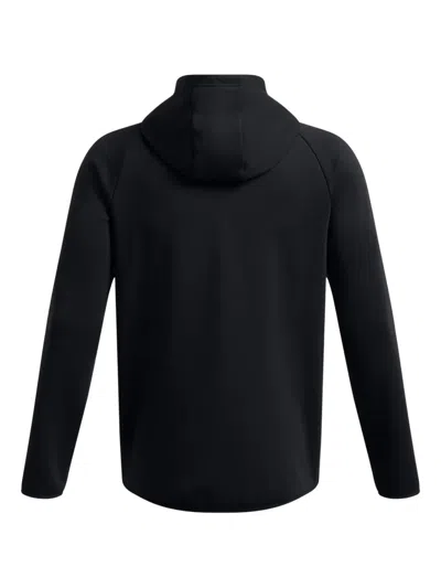 Under Armour Hooded Zip Sweater In Black