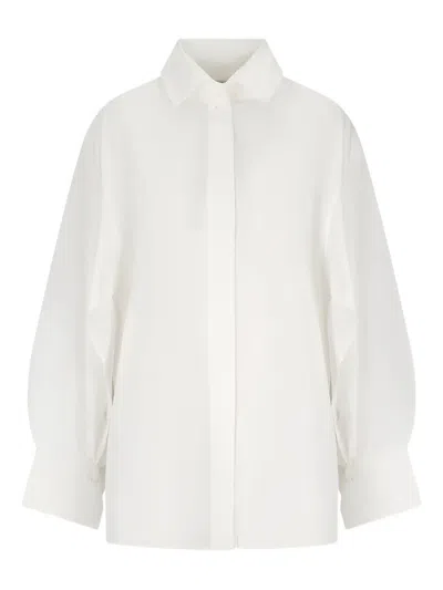 Di Stavnitser Milena Balloon-sleeve Blouse In White