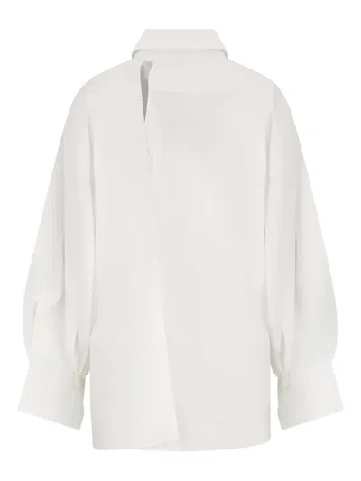 Di Stavnitser Milena Balloon-sleeve Blouse In White