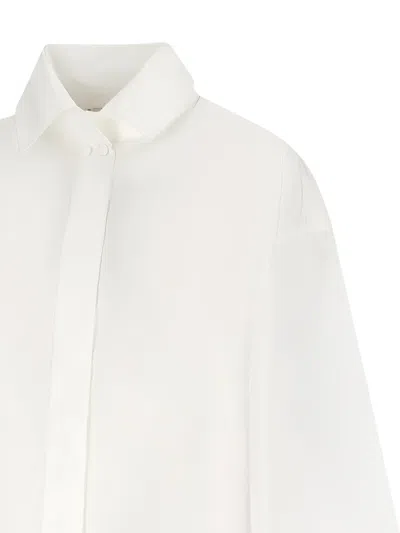 Di Stavnitser Milena Balloon-sleeve Blouse In White