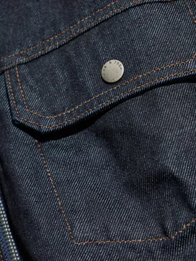 Rag & Bone Zip-up Pocket Jacket In Black