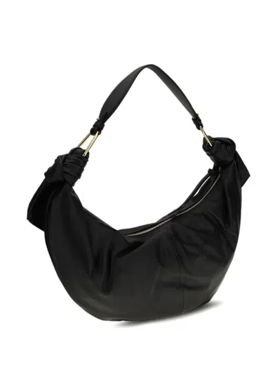 Coccinelle Furoshiki Shoulder Bag Adjustable Strap In Black