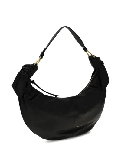 Coccinelle Furoshiki Shoulder Bag Adjustable Strap In Black