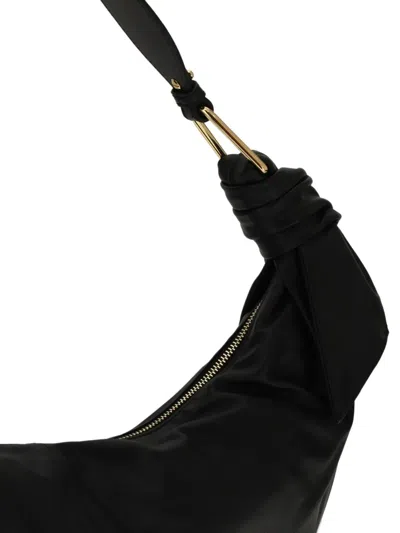 Coccinelle Furoshiki Shoulder Bag Adjustable Strap In Black