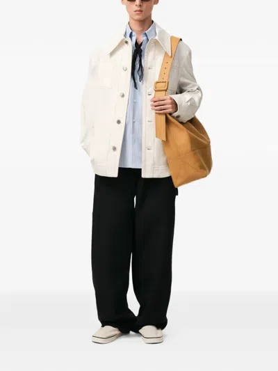 Ami Alexandre Mattiussi Button-up Shirt Jacket In Neutral