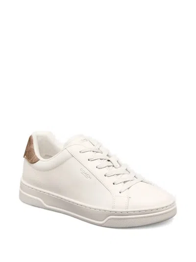 Coach High Line Sneakers In White