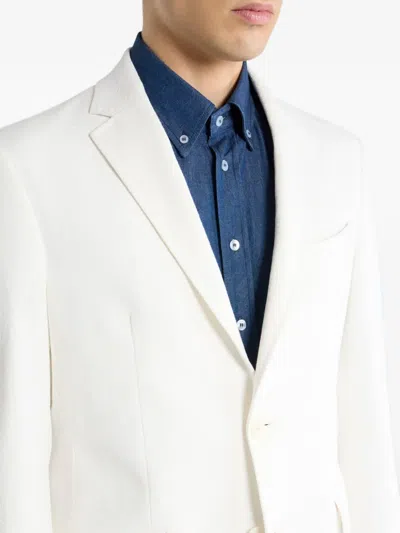 Etro Single-breasted Blazer In White