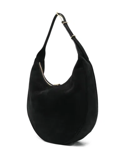 Liffner Moon Hobo Shoulder Bag In Black